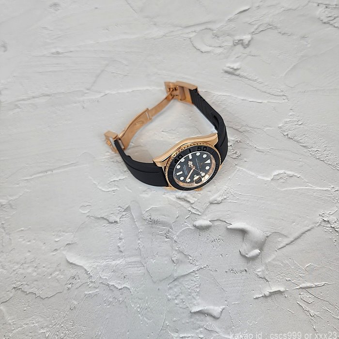 로렉스 오이스터 퍼페츄얼 요트마스터 에버로즈골드 러버밴드 시계 레플리카 미러급 SA급 S급 고퀄리티 롤렉스 워치 11