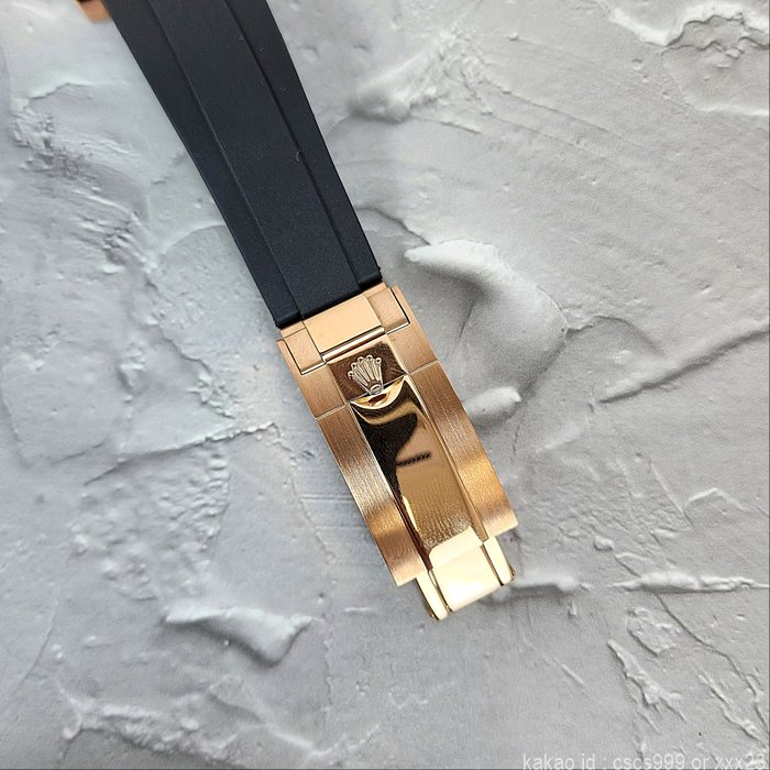 로렉스 오이스터 퍼페츄얼 요트마스터 에버로즈골드 러버밴드 시계 레플리카 미러급 SA급 S급 고퀄리티 롤렉스 워치 16