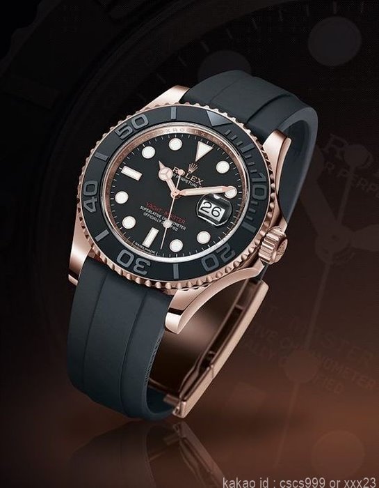 로렉스 오이스터 퍼페츄얼 요트마스터 에버로즈골드 러버밴드 시계 레플리카 미러급 SA급 S급 고퀄리티 롤렉스 워치 19
