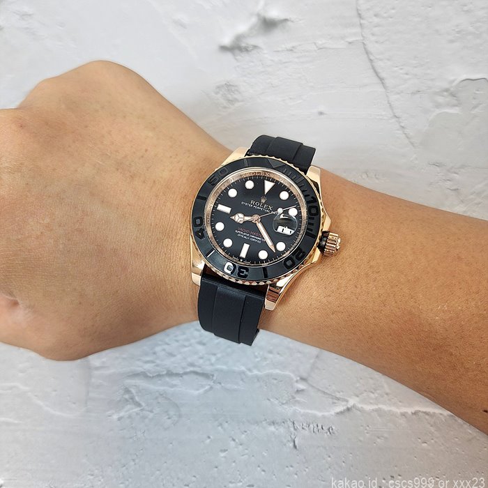 로렉스 오이스터 퍼페츄얼 요트마스터 에버로즈골드 러버밴드 시계 레플리카 미러급 SA급 S급 고퀄리티 롤렉스 워치 20