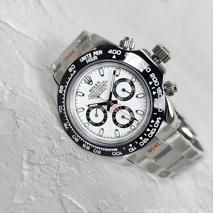 로렉스 데이토나 화이트다이얼 시계 레플리카 미러급 SA급 S급 고퀄리티 롤렉스 워치 - best 12