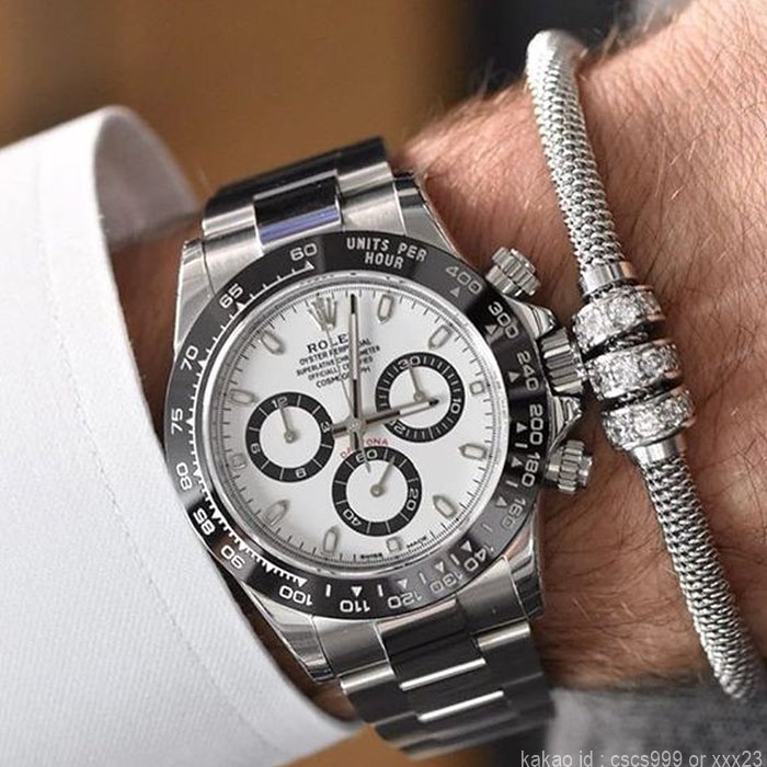 로렉스 데이토나 화이트다이얼 시계 레플리카 미러급 SA급 S급 고퀄리티 롤렉스 워치 - best 20