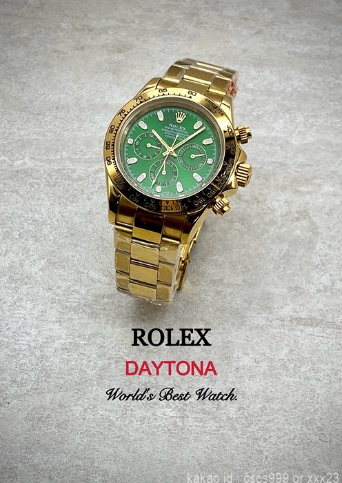 로렉스-데이토나-그린다이얼-골드브레이슬릿-시계-레플리카-미러급-sa급-명품 레플리카 미러 SA급 로렉스 데이토나 그린다이얼 골드브레이슬릿 시계 레플리카 미러급 SA급 S급 고퀄리티 롤렉스 워치