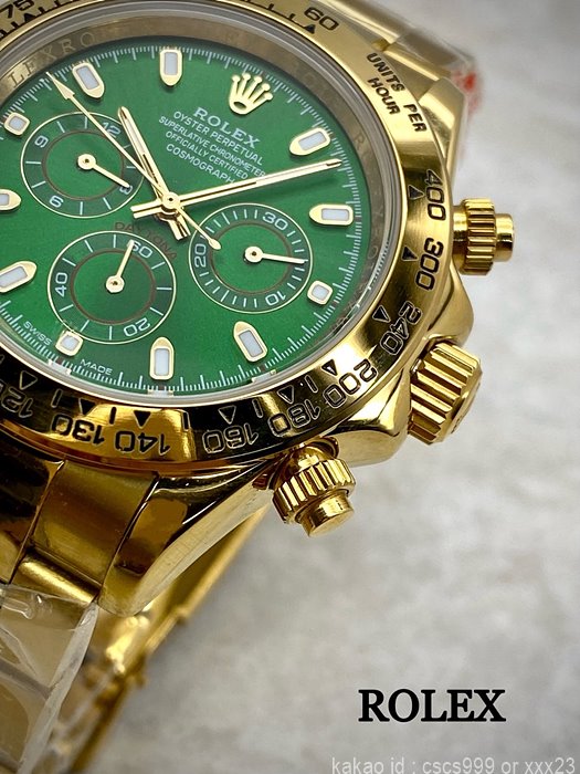 로렉스-데이토나-그린다이얼-골드브레이슬릿-시계-레플리카-미러급-sa급-명품 레플리카 미러 SA급 로렉스 데이토나 그린다이얼 골드브레이슬릿 시계 레플리카 미러급 SA급 S급 고퀄리티 롤렉스 워치 7
