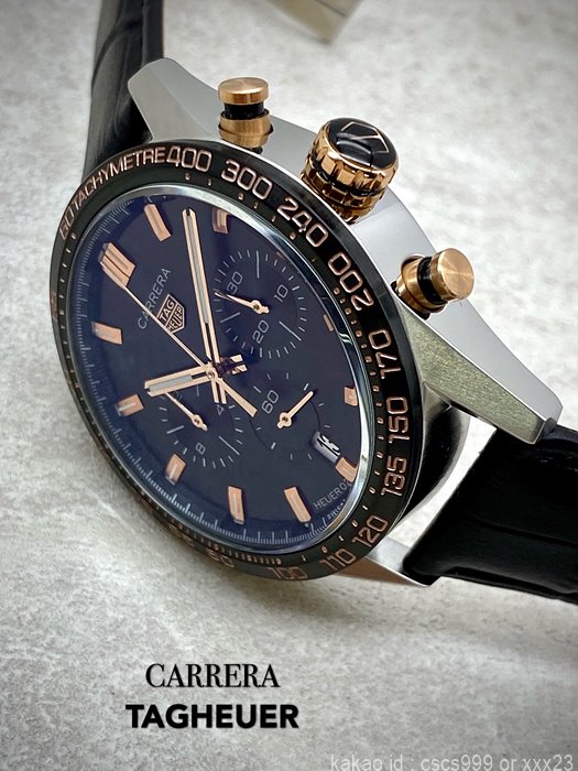 태그호이어 까레라 블랙다이얼 콤비 시계 레플리카 미러급 SA급 S급 고퀄리티 워치 5