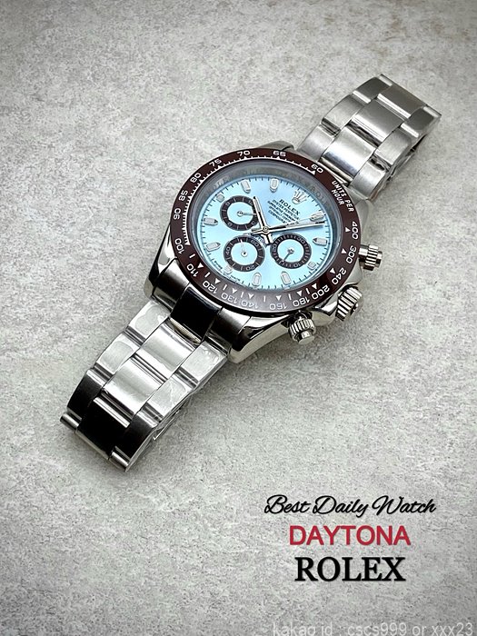 로렉스 데이토나 플래티넘 아이스블루다이얼 세라믹베젤 시계 레플리카 미러급 SA급 S급 고퀄리티 롤렉스 워치 6