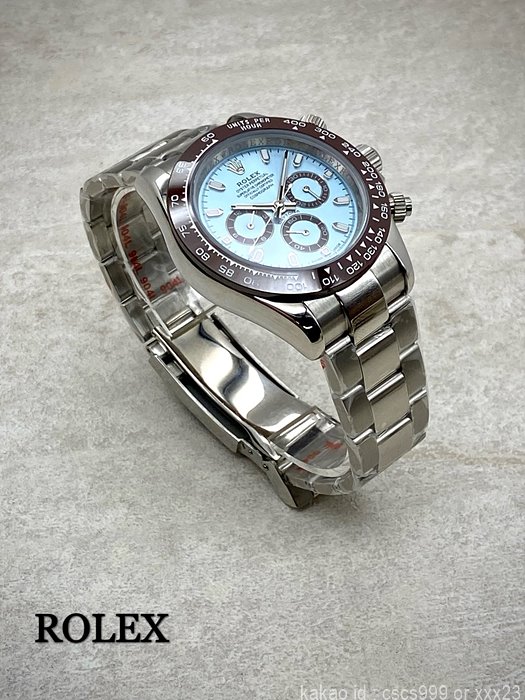 로렉스 데이토나 플래티넘 아이스블루다이얼 세라믹베젤 시계 레플리카 미러급 SA급 S급 고퀄리티 롤렉스 워치 7