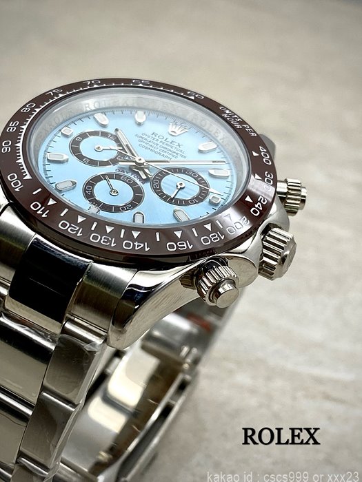 로렉스 데이토나 플래티넘 아이스블루다이얼 세라믹베젤 시계 레플리카 미러급 SA급 S급 고퀄리티 롤렉스 워치 11