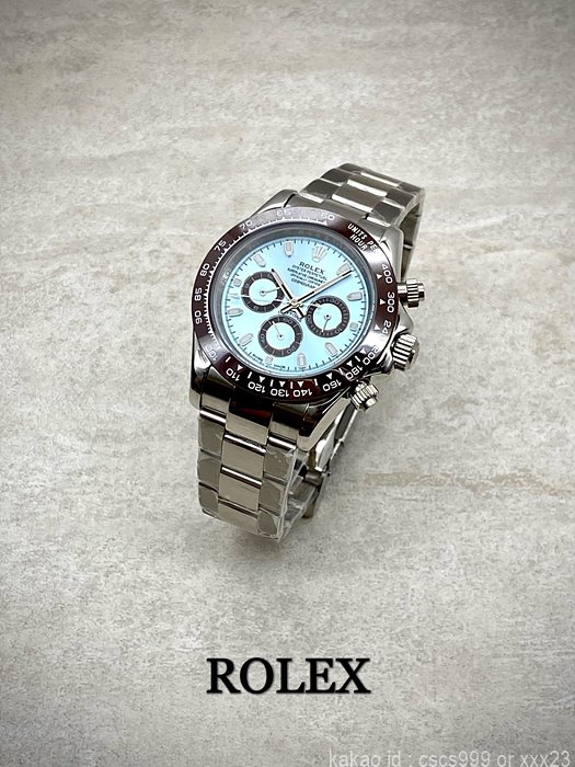 로렉스 데이토나 플래티넘 아이스블루다이얼 세라믹베젤 시계 레플리카 미러급 SA급 S급 고퀄리티 롤렉스 워치 17