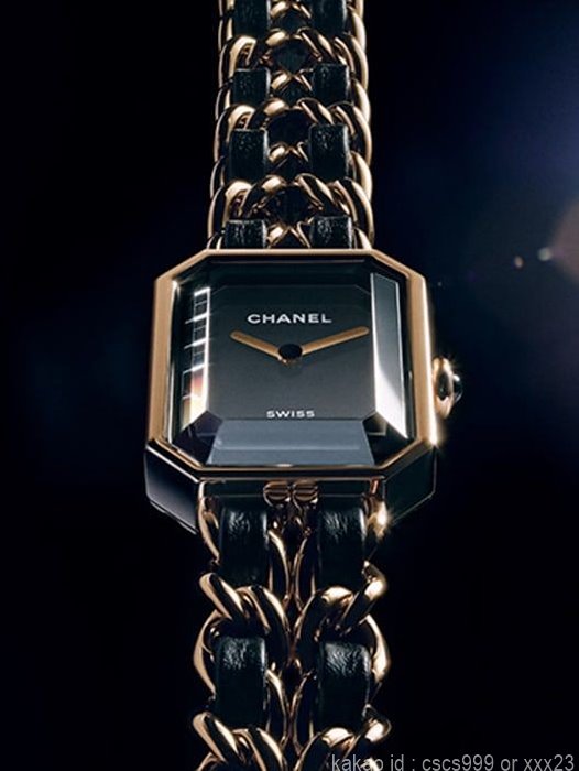 샤넬 프리미에르 골드 블랙 시계 레플리카 미러급 SA급 S급 고퀄리티 워치 [여성] 8