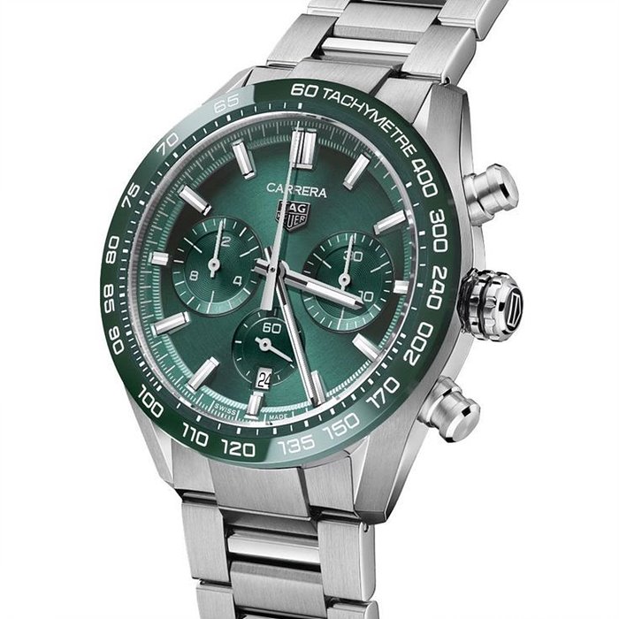 태그호이어 까레라 칼리브 02 스포츠 그린다이얼 시계 레플리카 미러급 SA급 S급 고퀄리티 워치 - best 12