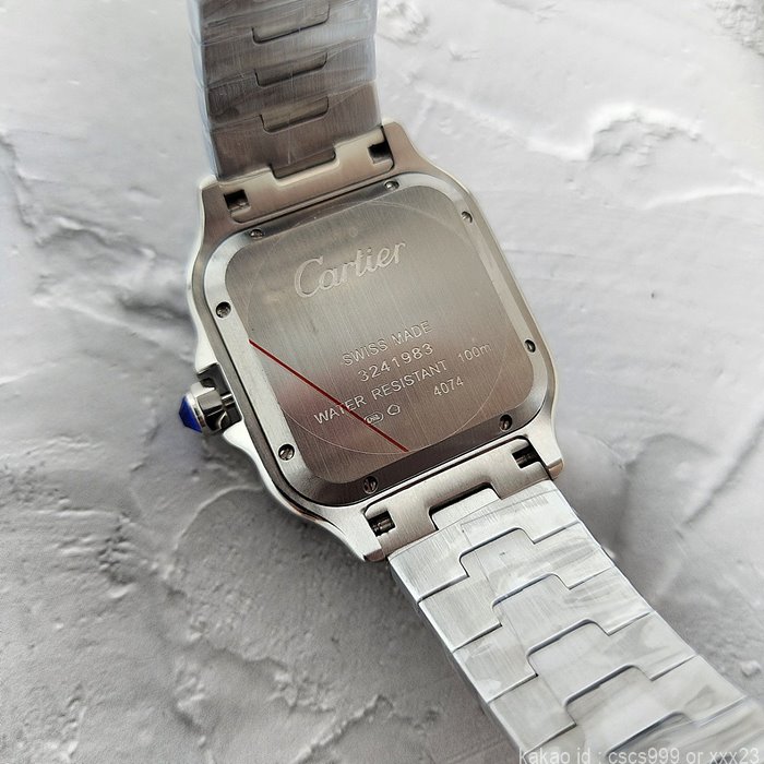 까르띠에 산토스 브라운다이얼 시계 레플리카 미러급 SA급 S급 고퀄리티 워치 13