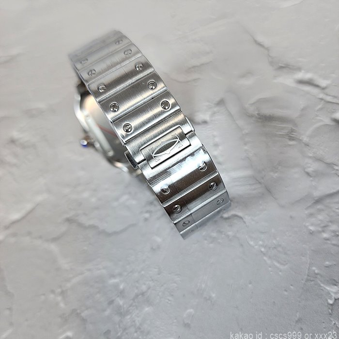 까르띠에 산토스 브라운다이얼 시계 레플리카 미러급 SA급 S급 고퀄리티 워치 15