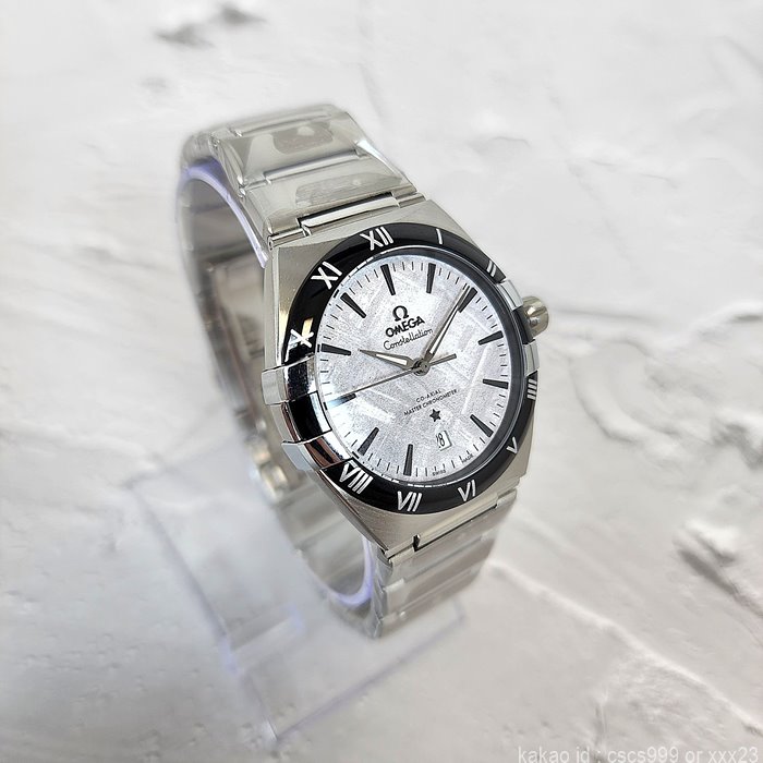 오메가-컨스틸레이션-코액시얼-마스터-그레이-운석다이얼-시계-레플리카-명품 레플리카 미러 SA급 오메가 컨스틸레이션 코액시얼 마스터 그레이 운석다이얼 시계 레플리카 미러급 SA급 S급 고퀄리티 워치 6