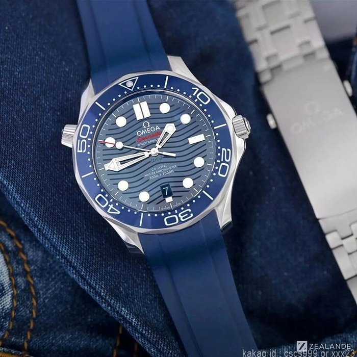 오메가 코엑시얼 씨마스터 다이버300M 블루다이얼 시계 레플리카 미러급 SA급 S급 고퀄리티 워치 11