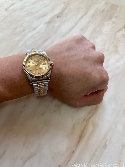 로렉스 데이저스트 텐포인트 골드다이얼 콤비 시계 레플리카 미러급 SA급 S급 고퀄리티 롤렉스 워치 12