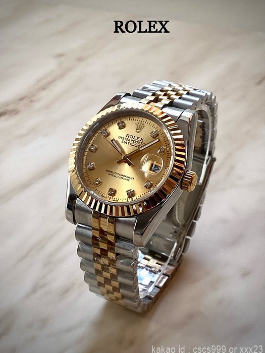 로렉스 데이저스트 텐포인트 골드다이얼 콤비 시계 레플리카 미러급 SA급 S급 고퀄리티 롤렉스 워치 16