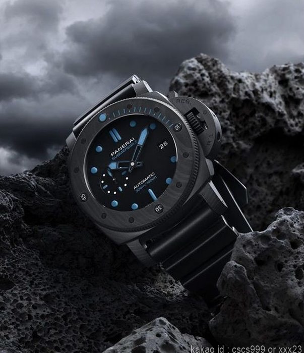 파네라이 섭머저블 1950 카본테크 블랙다이얼 시계 레플리카 미러급 SA급 S급 고퀄리티 워치 6