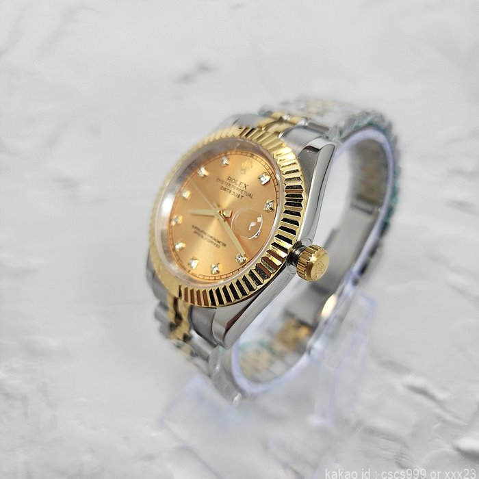 로렉스 데이저스트 골드 다이아콤비 41mm 시계 레플리카 미러급 SA급 S급 고퀄리티 롤렉스 워치 - best 7