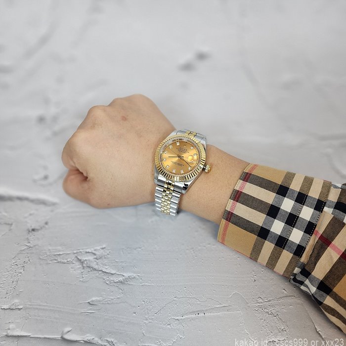 로렉스 데이저스트 골드 다이아콤비 41mm 시계 레플리카 미러급 SA급 S급 고퀄리티 롤렉스 워치 - best 18