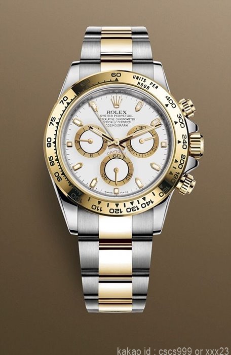 로렉스 데이토나 화이트다이얼 콤비 시계 레플리카 미러급 SA급 S급 고퀄리티 롤렉스 워치 2