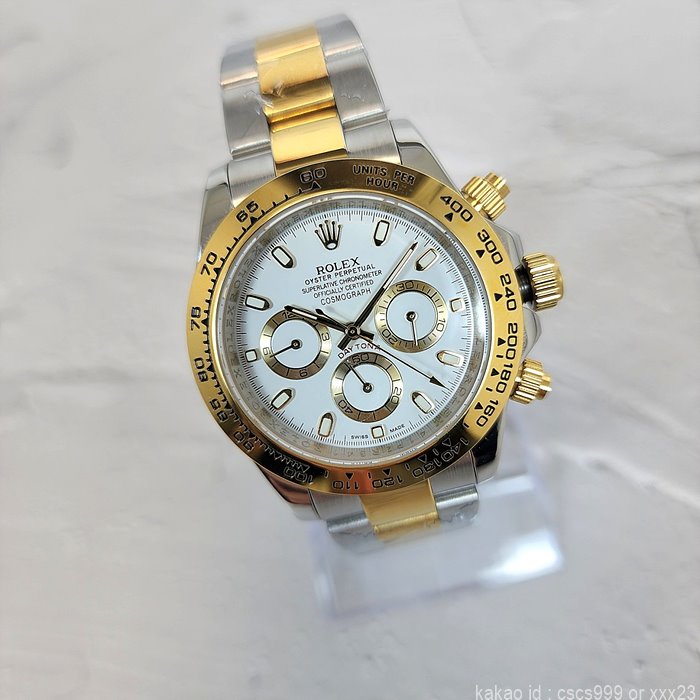 로렉스 데이토나 화이트다이얼 콤비 시계 레플리카 미러급 SA급 S급 고퀄리티 롤렉스 워치 5