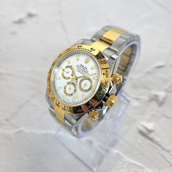 로렉스 데이토나 화이트다이얼 콤비 시계 레플리카 미러급 SA급 S급 고퀄리티 롤렉스 워치 9