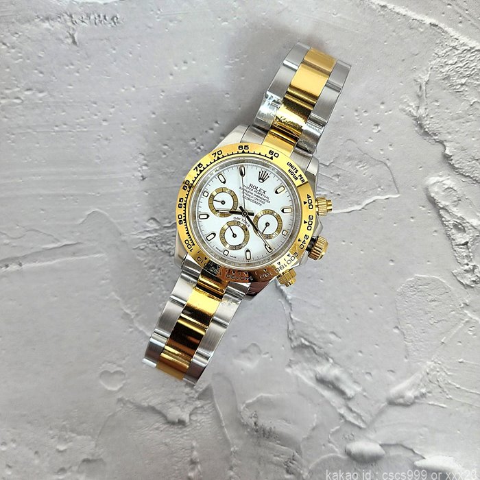 로렉스 데이토나 화이트다이얼 콤비 시계 레플리카 미러급 SA급 S급 고퀄리티 롤렉스 워치 14