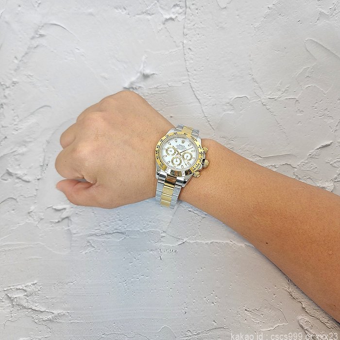 로렉스 데이토나 화이트다이얼 콤비 시계 레플리카 미러급 SA급 S급 고퀄리티 롤렉스 워치 20