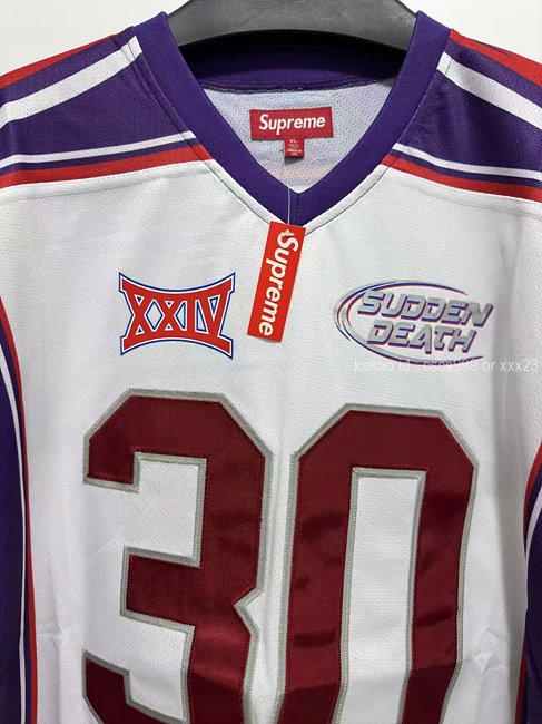2025.06.10_[김ㅇㅇ 고객님 주문제품 검수사진] Supreme Sudden DeathFootball Jersey White 레플리카 미러급 SA급 S급 고퀄리티 하이엔드 최상급 슈프림 반팔티 5
