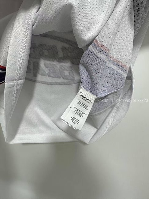 2025.06.10_[김ㅇㅇ 고객님 주문제품 검수사진] Supreme Sudden DeathFootball Jersey White 레플리카 미러급 SA급 S급 고퀄리티 하이엔드 최상급 슈프림 반팔티 6