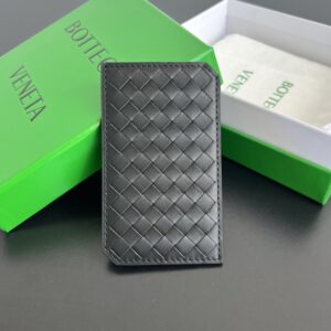 보테가베네타 인트레치아토 피콜로 버티컬 카드 케이스 블랙 레플리카 미러급 SA급 S급 고퀄리티 최상급 하이엔드 지갑 [남성여성공용]