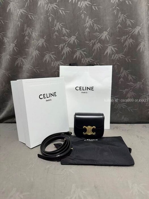 2026.01.17_[최ㅇㅇ 고객님 주문제품 검수사진] 셀린느 미니 클로드 샤이니 카프스킨 블랙 레플리카 미러급 SA급 S급 고퀄리티 하이엔드 최상급 이미테이션 가방