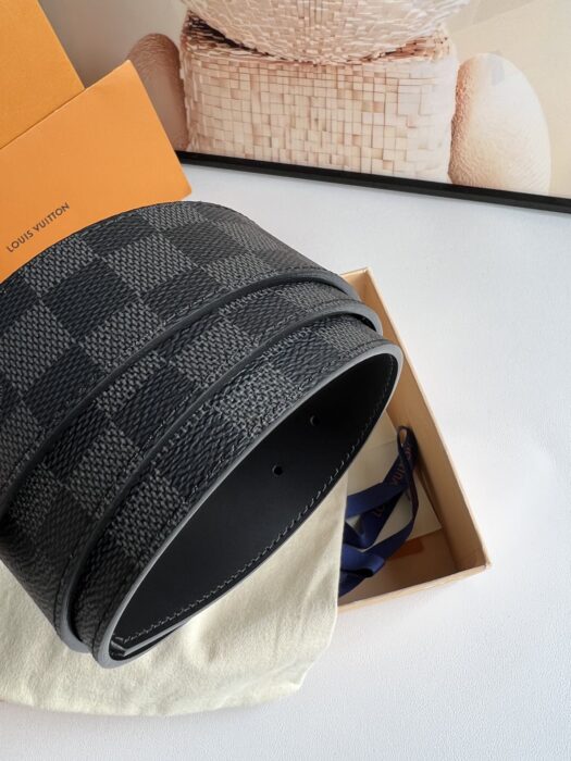 루이비통 LV 이니셜 다미에 클램프 벨트 40mm 2컬러 블랙 레플리카 미러급 SA급 S급 고퀄리티  [남성] - best 3