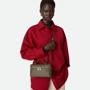 보테가베네타 뱅뱅 베니티 케이스 817785 사이프러스 타조가죽 레플리카 미러급 SA급 S급 고퀄리티 최상급 하이엔드 가방 [여성]