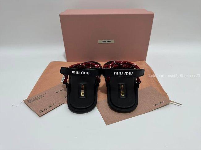 2025.06.16_[김ㅇㅇ 고객님 주문제품 검수사진] 미우미우 샌들 레플리카 미러급 SA급 S급 고퀄리티 하이엔드 최상급 신발 5