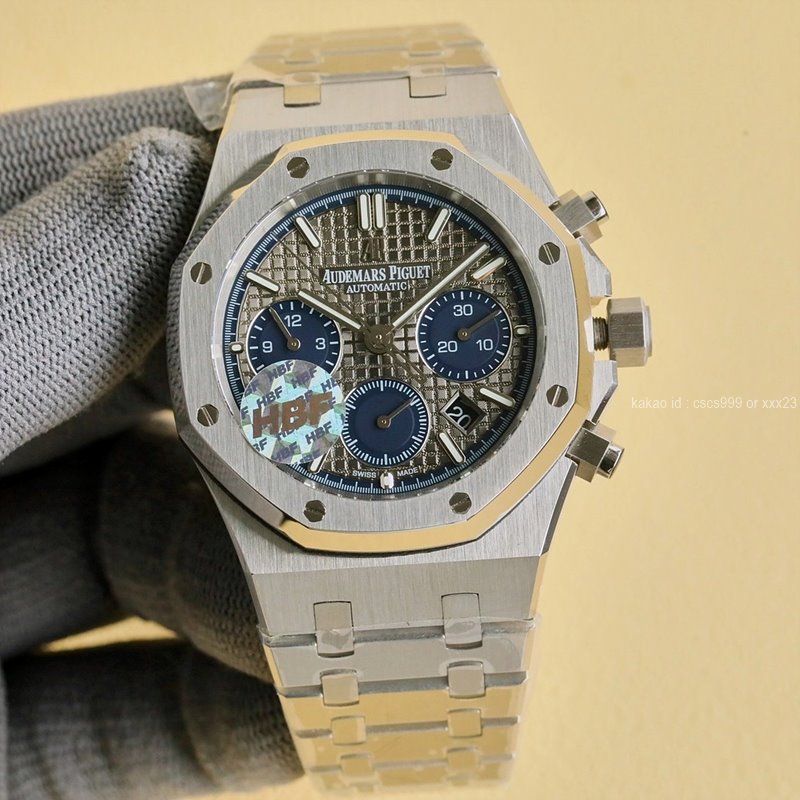 오데마피게 로얄오크 크로노 그래프 (HBF공장) 시계 레플리카 미러급 SA급 S급 고퀄리티 최상급 하이엔드 워치 [남성]