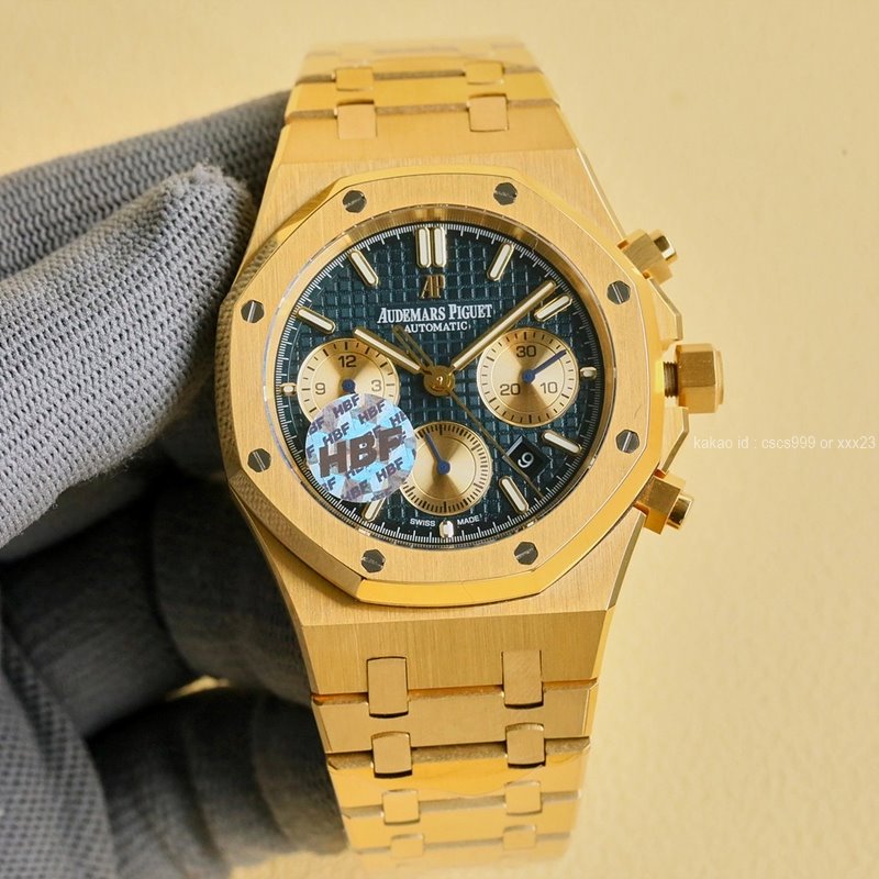 오데마피게 로얄오크 크로노 그래프 (HBF공장) 시계 레플리카 미러급 SA급 S급 고퀄리티 최상급 하이엔드 워치 [남성]