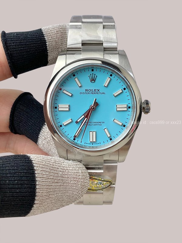 로렉스 오이스터 페페추얼 블루 다이얼 시계 레플리카 미러급 SA급 S급 고퀄리티 최상급 하이엔드 워치 [남성여성공용] - best