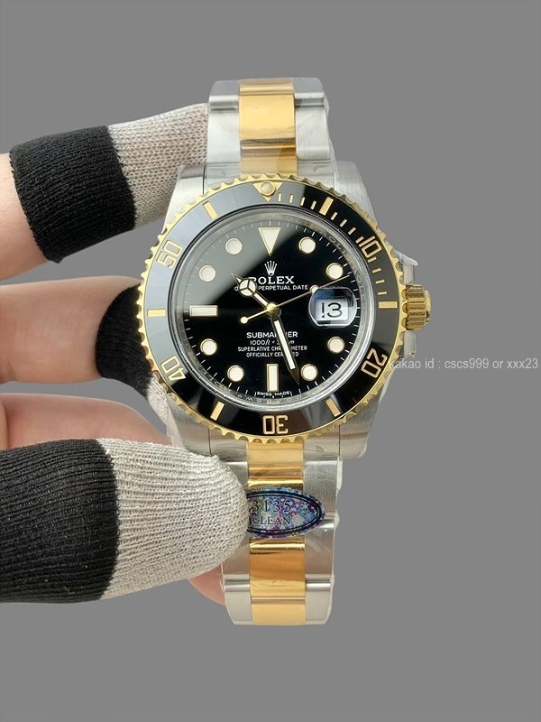로렉스 서브마리너 흑콤 시계 레플리카 미러급 SA급 S급 고퀄리티 최상급 하이엔드 롤렉스 워치 [남성]