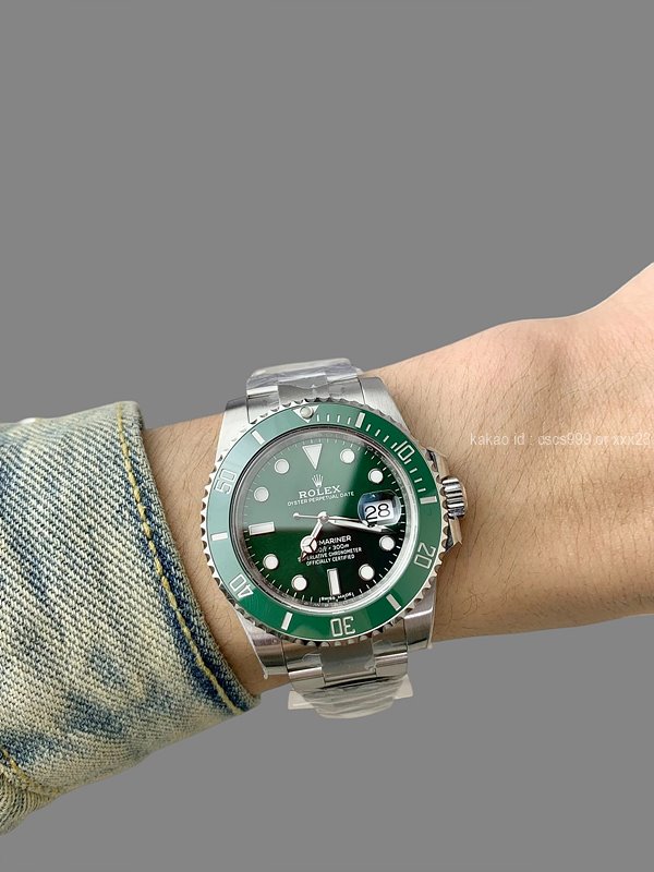 로렉스 서브마리너 헐크 시계 레플리카 미러급 SA급 S급 고퀄리티 최상급 하이엔드 롤렉스 워치 [남성] 6
