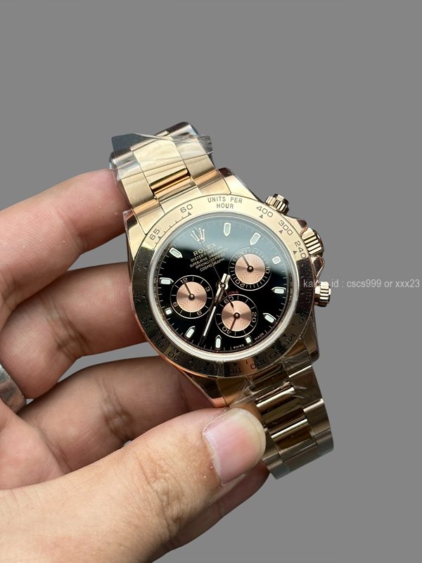 로렉스 데이토나 로즈골드 블랙다이얼 시계 레플리카 미러급 SA급 S급 고퀄리티 최상급 하이엔드 롤렉스 워치 [남성] 2