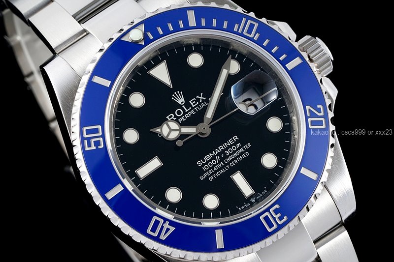 로렉스 서브마리너 블루 세라믹 시계 레플리카 미러급 SA급 S급 고퀄리티 최상급 하이엔드 롤렉스 워치 [남성] 3