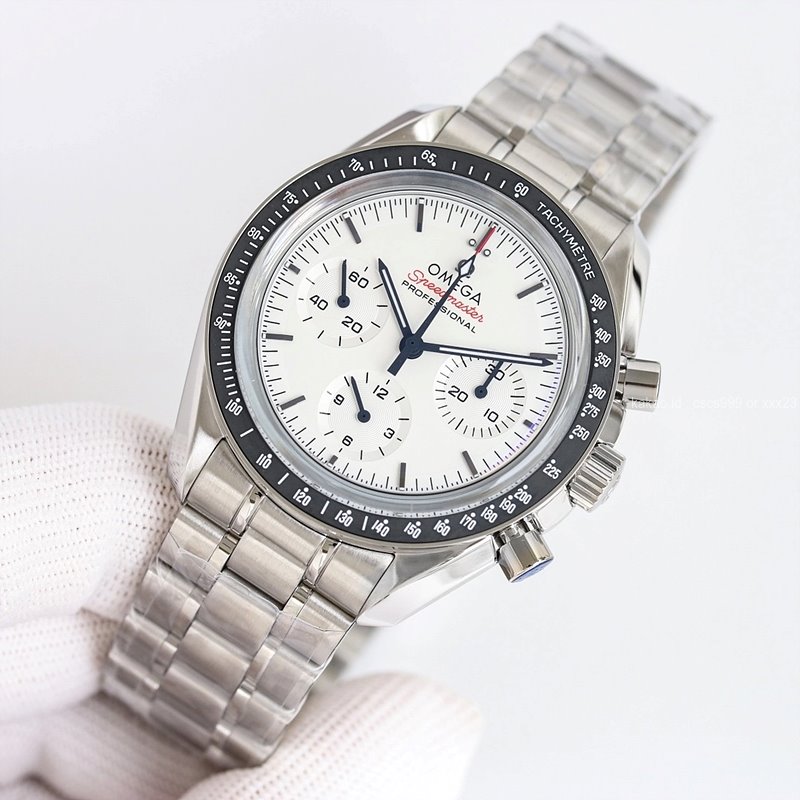 오메가 스피드마스터 문워치 화이트다이얼 시계 레플리카 미러급 SA급 S급 고퀄리티 최상급 하이엔드 워치 [남성] 3