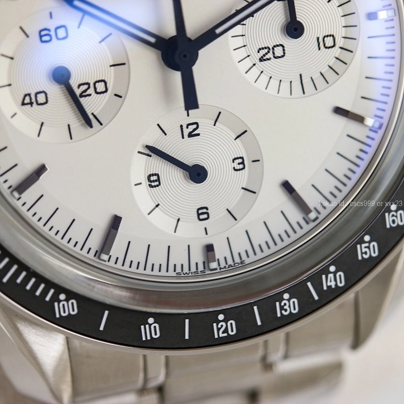 오메가 스피드마스터 문워치 화이트다이얼 시계 레플리카 미러급 SA급 S급 고퀄리티 최상급 하이엔드 워치 [남성] 5