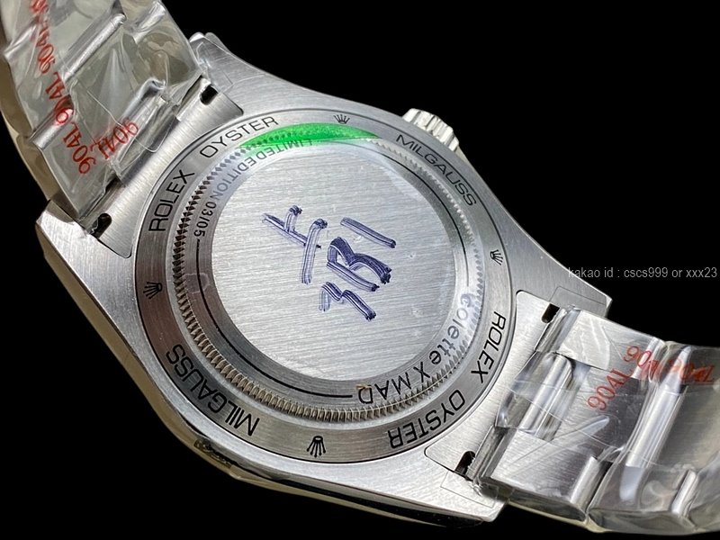 로렉스 밀가우스 (Milgauss) 커스텀 시계 레플리카 미러급 SA급 S급 고퀄리티 최상급 하이엔드 롤렉스 워치 [남성] 8