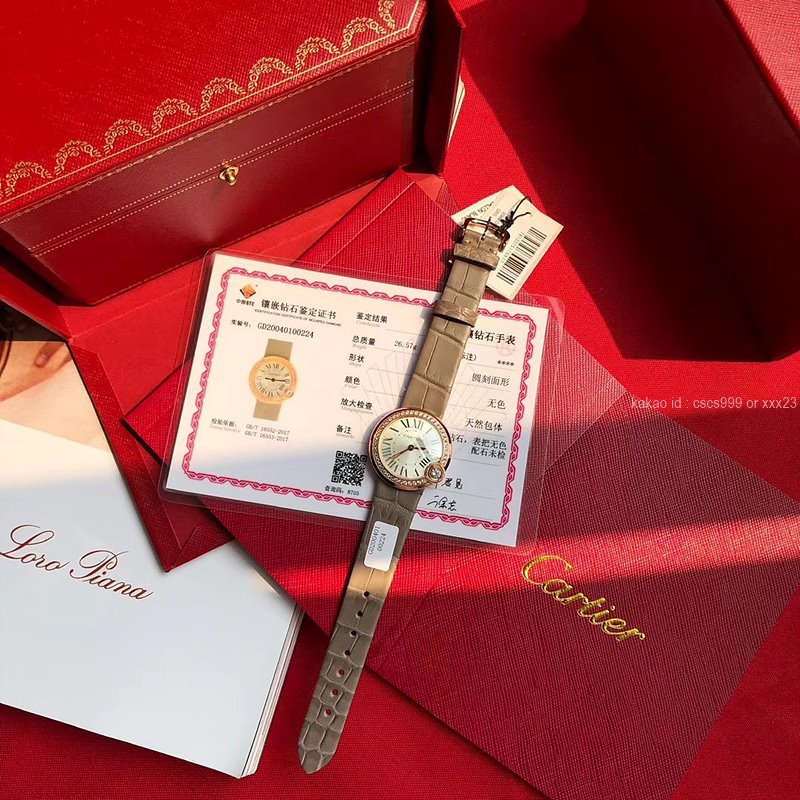 까르띠에 발롱 블랑 다이아에디션 시계 레플리카 미러급 SA급 S급 고퀄리티 최상급 하이엔드 워치 [여성] 2