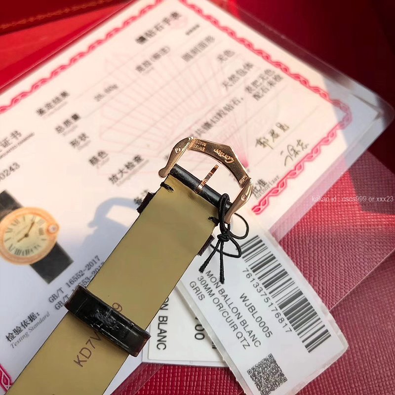 까르띠에 발롱 블랑 다이아에디션 시계 레플리카 미러급 SA급 S급 고퀄리티 최상급 하이엔드 워치 [여성] 9