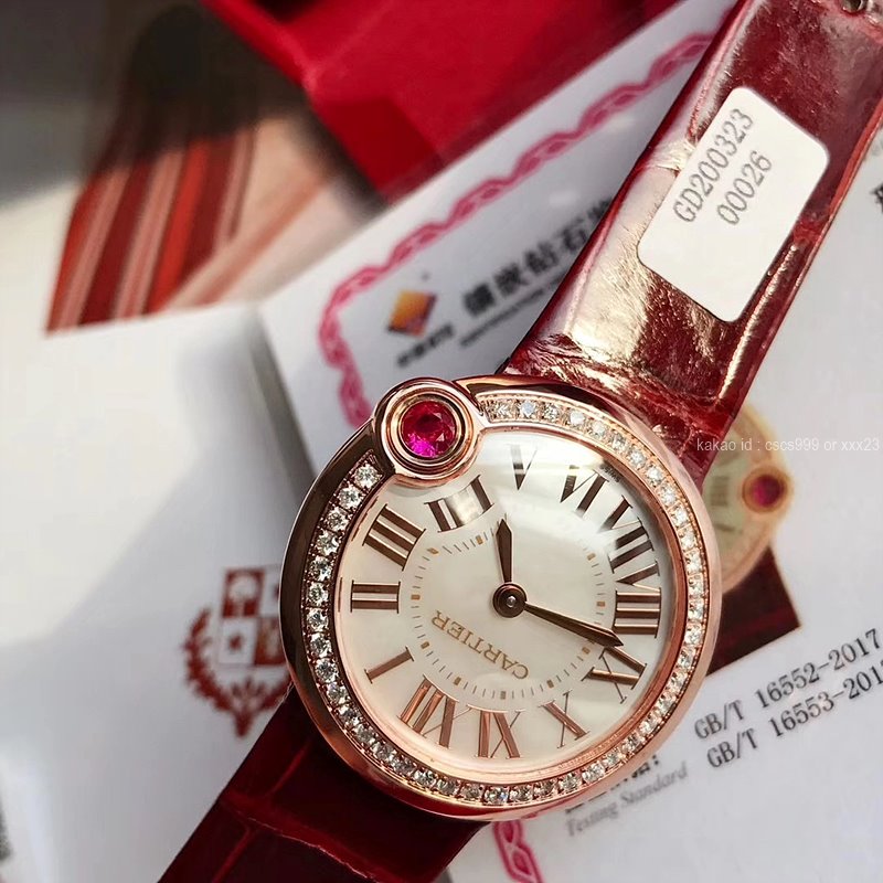 까르띠에 발롱 블랑 다이아에디션 시계 레플리카 미러급 SA급 S급 고퀄리티 최상급 하이엔드 워치 [여성] 6