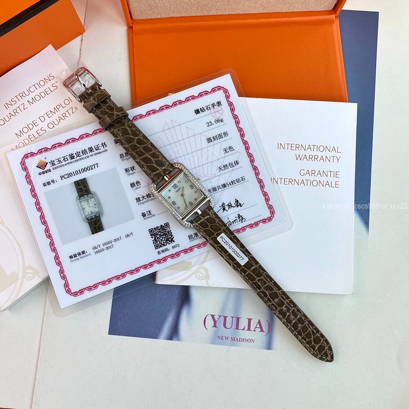 에르메스 케이프코드 (Cape Cod) 다이아몬드 에디션 시계 레플리카 미러급 SA급 S급 고퀄리티 최상급 하이엔드 워치 [여성] 3